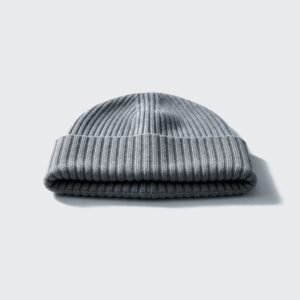 Ribbed Merino Beanie